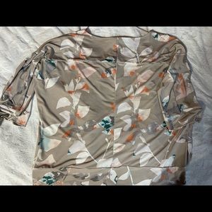 The Limited tied sleeve blouse